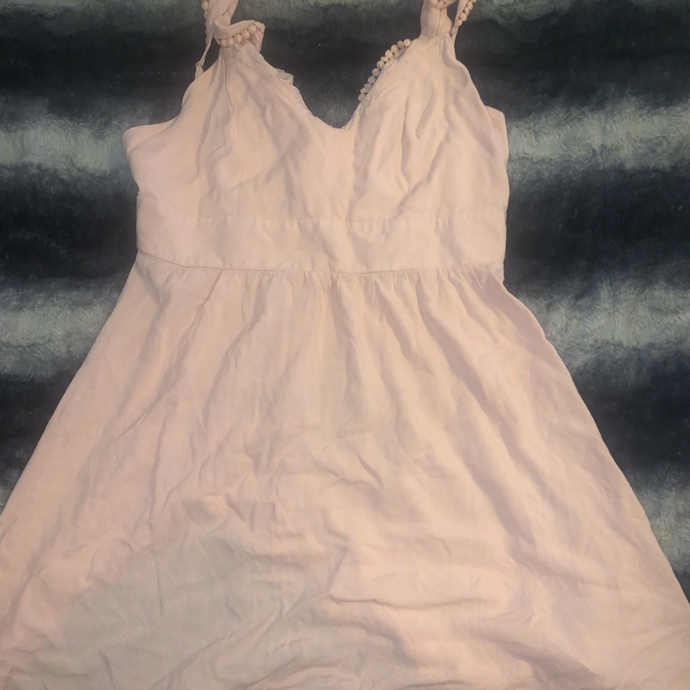 Forever 21 pink dress open back